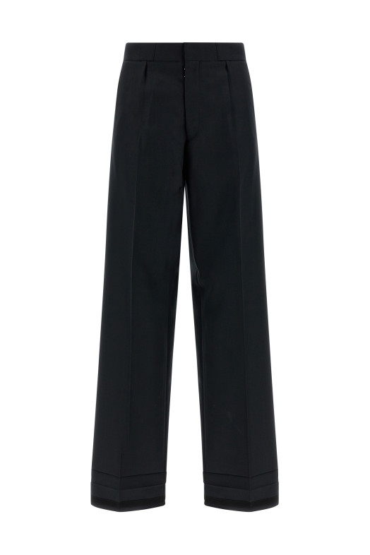 Штани з візерунком «ялинка» Чорні MAISON MARGIELA S51KA0607M35513900F