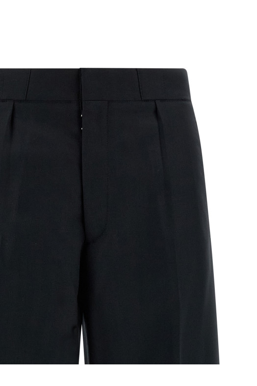 Штани з візерунком «ялинка» Чорні MAISON MARGIELA S51KA0607M35513900F