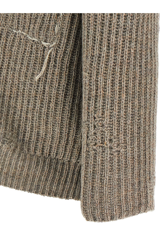 Вовняний кардиган Бежевий MAISON MARGIELA S50HP0034M13151805F Вовняний кардиган Бежевий MAISON MARGIELA S50HP0034M13151805F