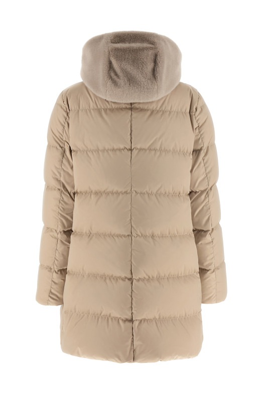 'A-Shape Resort' down jacket Beige