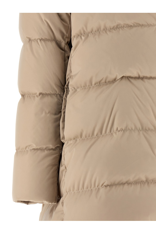 'A-Shape Resort' down jacket Beige