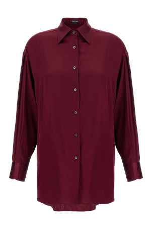 Silk shirt Bordeaux