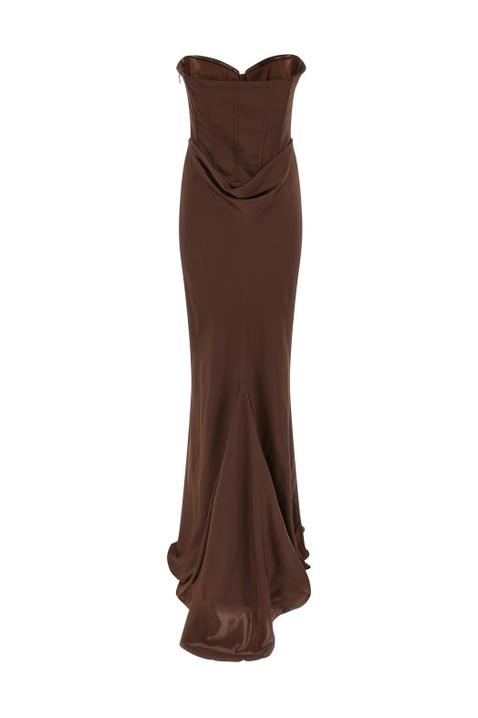 Corset dress Brown