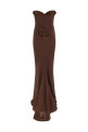 Corset dress Brown