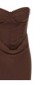 Corset dress Brown