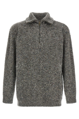 Светр з напівзастібкою Сірий MAISON MARGIELA S50HL0051M13150001F