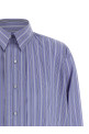 Striped cotton shirt BLUE