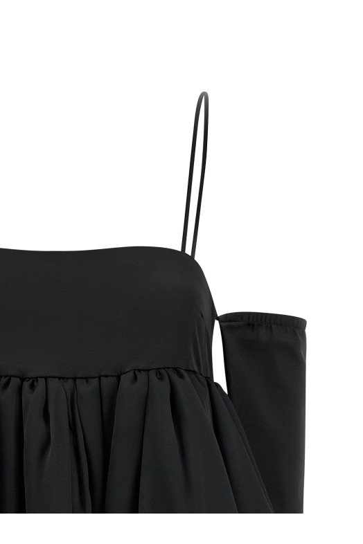 'Satin Le Bubble' dress Black