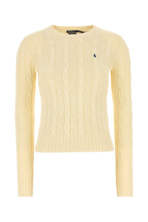 Кремовий бавовняний светр Green POLO RALPH LAUREN (211891640)