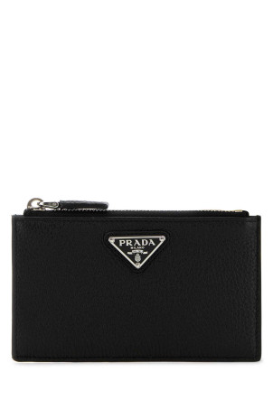 Black leather card holder Black PRADA (2MC0862E54)