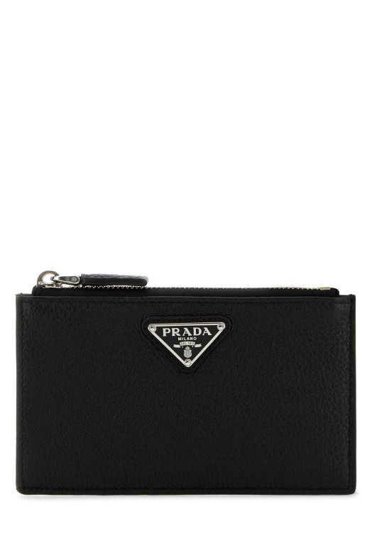 Black leather card holder Black PRADA (2MC0862E54) Black leather card holder Black PRADA (2MC0862E54)