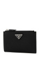 Black leather card holder Black PRADA (2MC0862E54) Black leather card holder Black PRADA (2MC0862E54)
