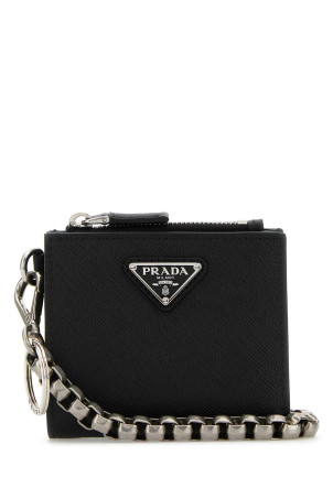 Black leather wallet Black PRADA (2ML0492HJD)