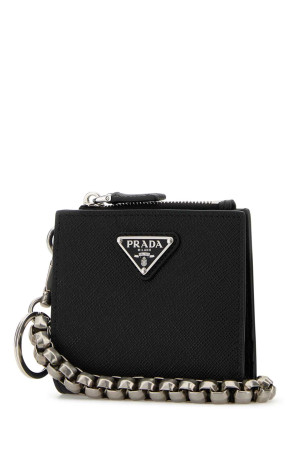 Black leather wallet Black PRADA (2ML0492HJD)