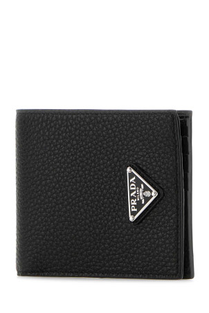 Black leather wallet Black PRADA (2MO5132E54)