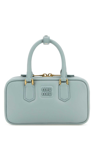 Pastel light blue nappa leather handbag MIU MIU (5BP088ACR3) Pastel light blue nappa leather handbag MIU MIU (5BP088ACR3)