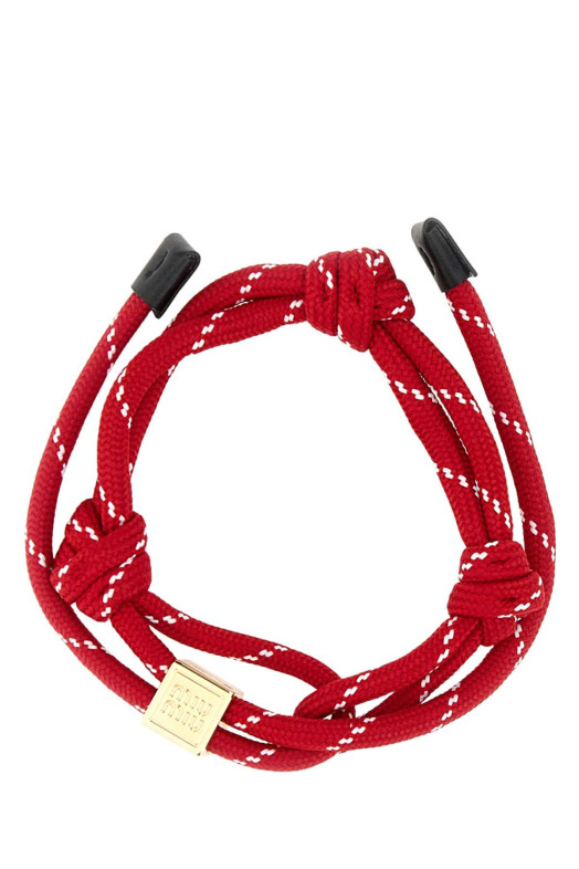 Браслет из красной ткани MIU MIU (5IB5383L74) Браслет из красной ткани MIU MIU (5IB5383L74)