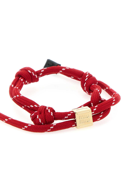 Браслет из красной ткани MIU MIU (5IB5383L74) Браслет из красной ткани MIU MIU (5IB5383L74)