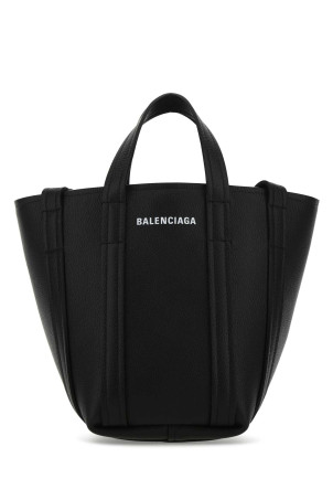 Black leather Everyday XS handbag Black BALENCIAGA (67279315YUN)