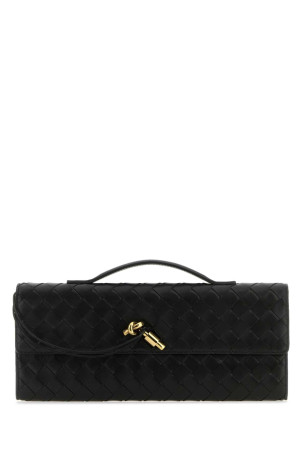 Black leather Andiamo handbag BOTTEGA VENETA (741511VCPP3)