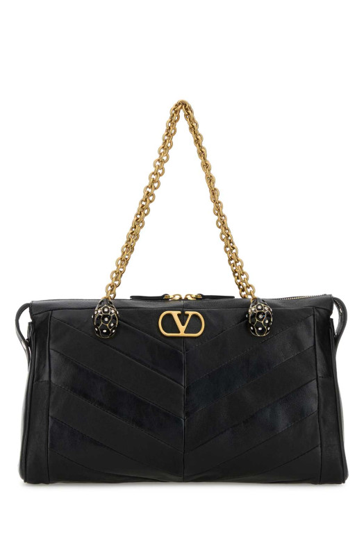 Black leather Panthea shopping bag Black VALENTINO GARAVANI (7W0B0S70UYF) Black leather Panthea shopping bag Black VALENTINO GARAVANI (7W0B0S70UYF)