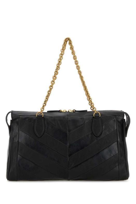 Black leather Panthea shopping bag Black VALENTINO GARAVANI (7W0B0S70UYF) Black leather Panthea shopping bag Black VALENTINO GARAVANI (7W0B0S70UYF)