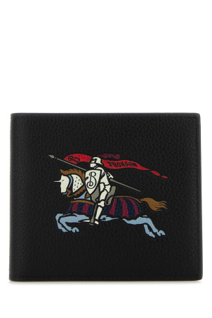 Чорний шкіряний картхолдер Black BURBERRY (8115391)