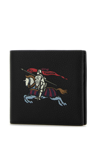 Чорний шкіряний картхолдер Black BURBERRY (8115391)