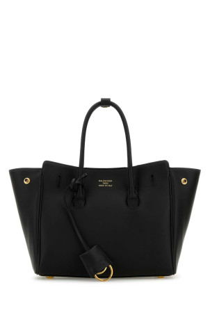 Чорна шкіряна міні-сумка для покупок Carry All Hampton Чорна BALENCIAGA (8133622ABAV) Чорна шкіряна міні-сумка для покупок Carry All Hampton Чорна BALENCIAGA (8133622ABAV)