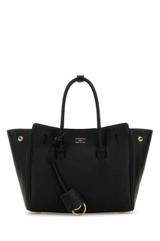 Black leather mini Carry All Hampton shopping bag Black BALENCIAGA (8133622ABAV) Black leather mini Carry All Hampton shopping bag Black BALENCIAGA (8133622ABAV)