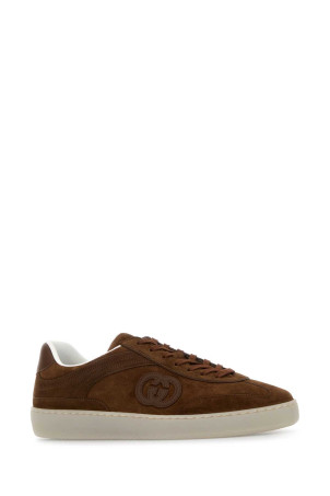 Коричневі замшеві кросівки G75 GUCCI (845147AAFGP) Коричневі замшеві кросівки G75 GUCCI (845147AAFGP)