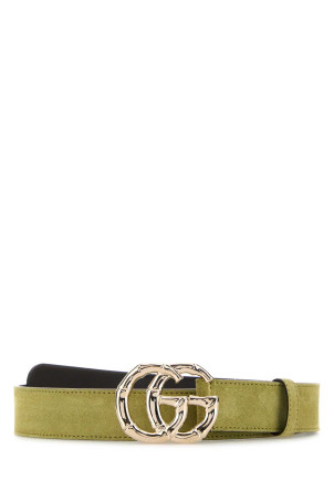 Sage green suede belt GUCCI (847228CA00G) Sage green suede belt GUCCI (847228CA00G)