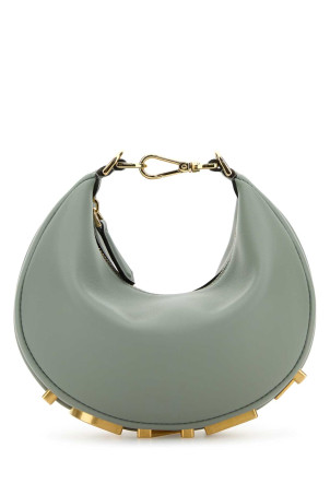 Міні-сумочка Fendigraphy з блакитної шкіри (8BS081A5DY)