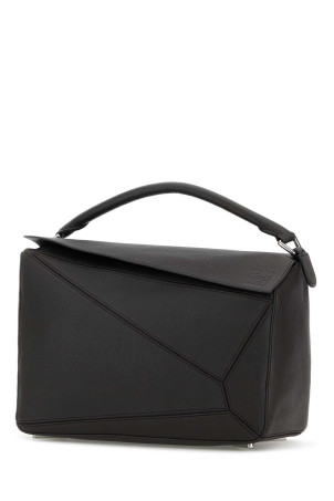 Темно-серая кожаная сумка Puzzle большого размера, коричневая LOEWE (B510PNLX03) Темно-серая кожаная сумка Puzzle большого размера, коричневая LOEWE (B510PNLX03)