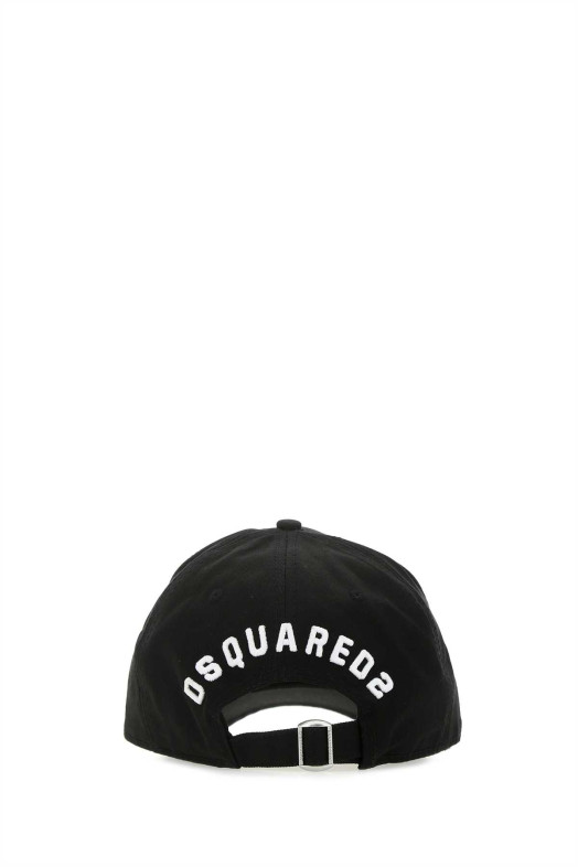 Черная хлопковая бейсболка DSQUARED (BCM400105C00001) DSQUARED2