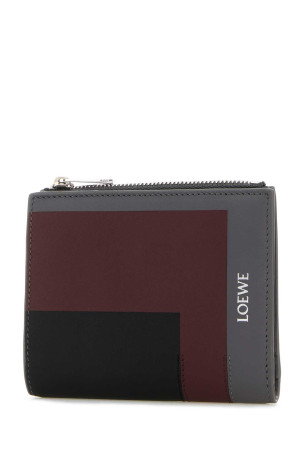 Багатоколірний гаманець LOEWE x Josef and Anni Albers з натуральної шкіри (C643W73X08)