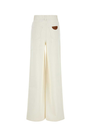 White denim wide-leg jeans Multicolor CHLOE (CH25ADP02257)