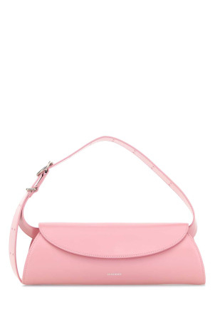 Розовая кожаная небольшая сумка через плечо Cannolo JIL SANDER (J07WD0023P5355) Розовая кожаная небольшая сумка через плечо Cannolo JIL SANDER (J07WD0023P5355)