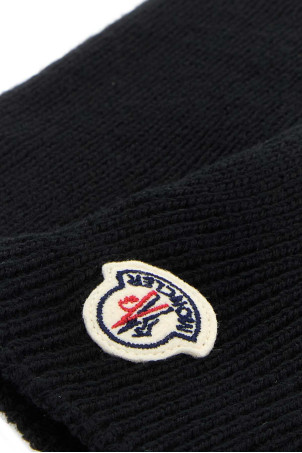 Black wool gloves Black MONCLER (K20913A00008A9342) Black wool gloves Black MONCLER (K20913A00008A9342)