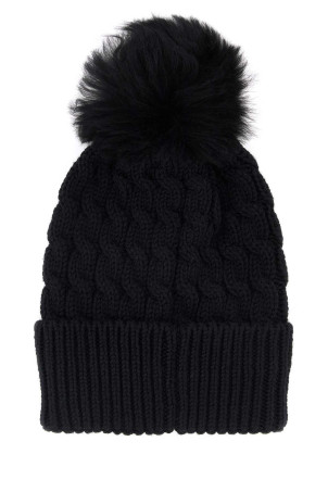 Чорна вовняна шапка-біні Чорна MONCLER GRENOBLE (K20983B000120402A) Чорна вовняна шапка-біні Чорна MONCLER GRENOBLE (K20983B000120402A)