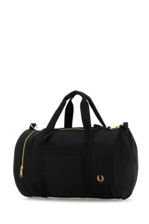 Black canvas travel bag Black FRED PERRY (L9257) Black canvas travel bag Black FRED PERRY (L9257)