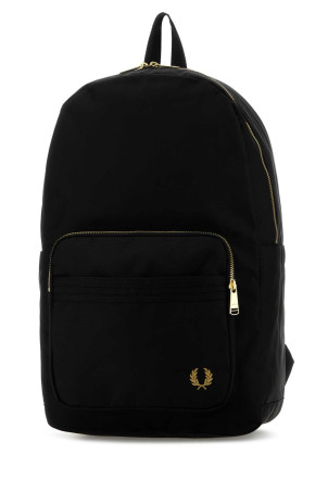 Чорний полотняний рюкзак Black FRED PERRY (L9258) Чорний полотняний рюкзак Black FRED PERRY (L9258)