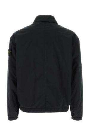 Midnight blue stretch polyester jacket Black STONE ISLAND (Q10001542) Midnight blue stretch polyester jacket Black STONE ISLAND (Q10001542)