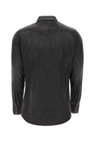 Black denim Western shirt DSQUARED (S74DM0848S30826) Black denim Western shirt DSQUARED (S74DM0848S30826)