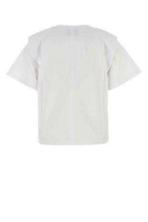 Белая хлопковая футболка Zelitos ISABEL MARANT (TS0041FAA1N41I) Белая хлопковая футболка Zelitos ISABEL MARANT (TS0041FAA1N41I)