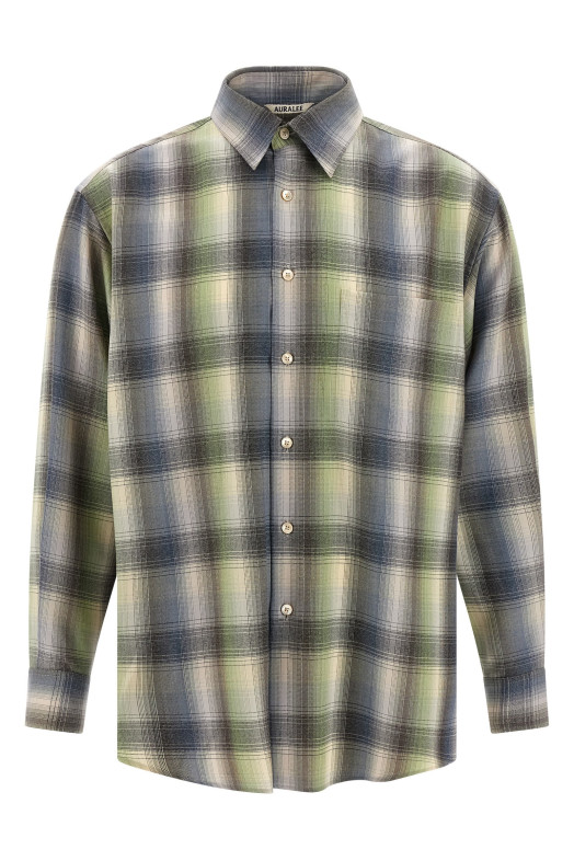 Ultra-fine wool shirt  Multicolor