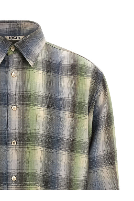 Ultra-fine wool shirt  Multicolor