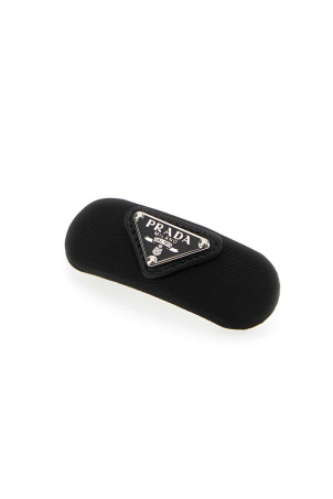 Black fabric hair clip Black PRADA (1IF1292DMI) Black fabric hair clip Black PRADA (1IF1292DMI)