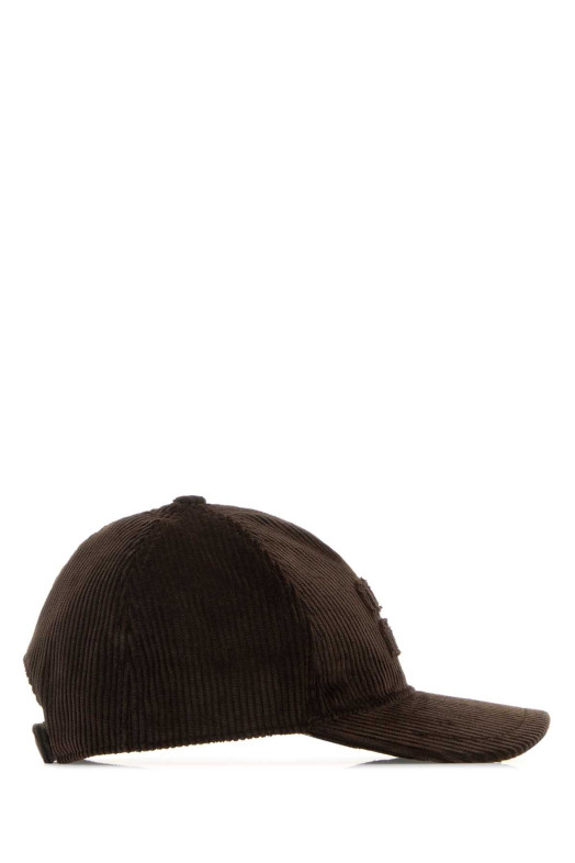 Dark brown corduroy baseball cap MIU MIU (5HC1792F81) Dark brown corduroy baseball cap MIU MIU (5HC1792F81)