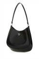 Black leather Cleo shoulder bag Black PRADA (1BC499ZO6)